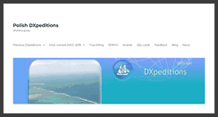 Desktop Screenshot of dxpeditions.org